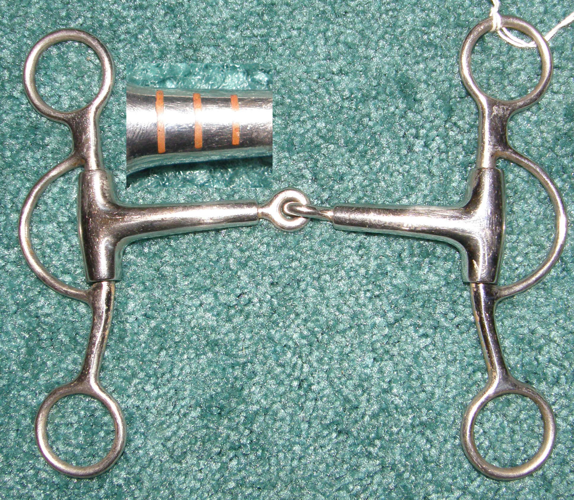 western jointed curb bits